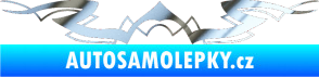 Samolepka Tetování 145 chrom fólie stříbrná zrcadlová