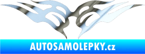 Samolepka Tetování 146 chrom fólie stříbrná zrcadlová