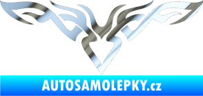 Samolepka Tetování 147 chrom fólie stříbrná zrcadlová