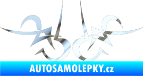 Samolepka Tetování 189 chrom fólie stříbrná zrcadlová