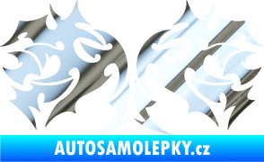 Samolepka Tetování 197 chrom fólie stříbrná zrcadlová