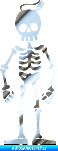 Samolepka The Bone Family Táta chrom fólie stříbrná zrcadlová