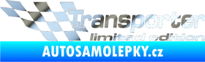 Samolepka Transporter limited edition levá chrom fólie stříbrná zrcadlová