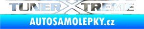 Samolepka Tuner extreme obrys chrom fólie stříbrná zrcadlová