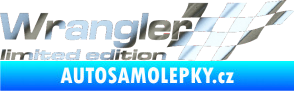 Samolepka Wrangler limited edition pravá chrom fólie stříbrná zrcadlová