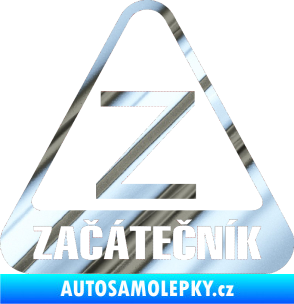 Samolepka Začátečník chrom fólie stříbrná zrcadlová