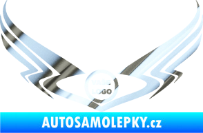 Samolepka Znak Tetování 003 chrom fólie stříbrná zrcadlová