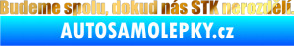 Samolepka Budeme spolu, dokud nás STK nerozdělí chrom fólie zlatá zrcadlová