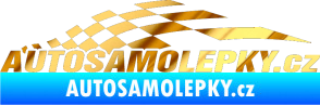 Samolepka Nálepka na auto - www.autosamolepky.cz 002 chrom fólie zlatá zrcadlová