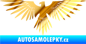 Samolepka Orlice 005 levá chrom fólie zlatá zrcadlová