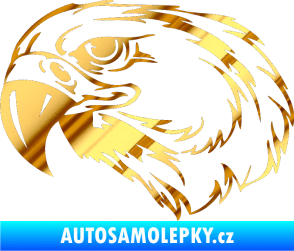 Samolepka Predators 031 levá chrom fólie zlatá zrcadlová