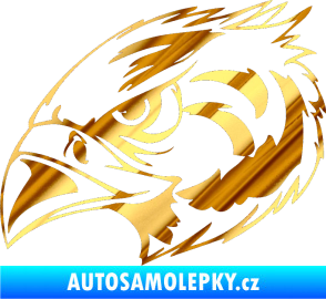 Samolepka Predators 084 levá chrom fólie zlatá zrcadlová