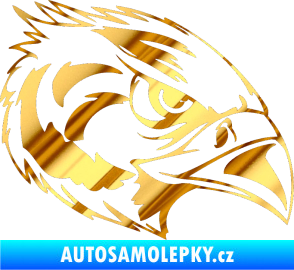 Samolepka Predators 084 pravá chrom fólie zlatá zrcadlová