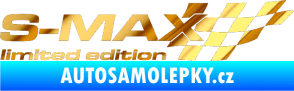 Samolepka S-MAX limited edition pravá chrom fólie zlatá zrcadlová