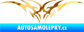 Samolepka Tetování 001 chrom fólie zlatá zrcadlová