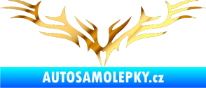 Samolepka Tetování 008 chrom fólie zlatá zrcadlová