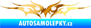 Samolepka Tetování 011 chrom fólie zlatá zrcadlová