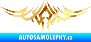 Samolepka Tetování 019 chrom fólie zlatá zrcadlová