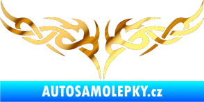 Samolepka Tetování 023 chrom fólie zlatá zrcadlová