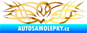 Samolepka Tetování 030 chrom fólie zlatá zrcadlová