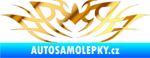Samolepka Tetování 031 chrom fólie zlatá zrcadlová