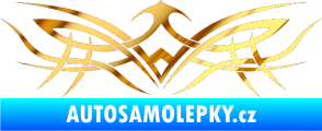 Samolepka Tetování 033 chrom fólie zlatá zrcadlová