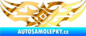 Samolepka Tetování 037 chrom fólie zlatá zrcadlová