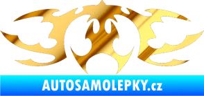 Samolepka Tetování 041 chrom fólie zlatá zrcadlová