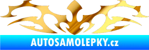 Samolepka Tetování 043 chrom fólie zlatá zrcadlová
