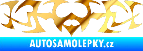 Samolepka Tetování 047 chrom fólie zlatá zrcadlová
