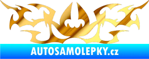 Samolepka Tetování 048 chrom fólie zlatá zrcadlová