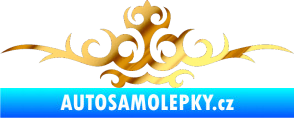 Samolepka Tetování 051 chrom fólie zlatá zrcadlová