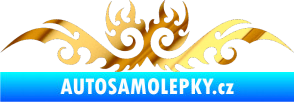 Samolepka Tetování 052 chrom fólie zlatá zrcadlová