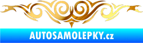 Samolepka Tetování 057 chrom fólie zlatá zrcadlová