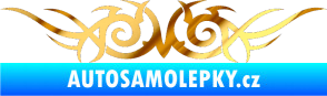 Samolepka Tetování 058 chrom fólie zlatá zrcadlová