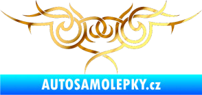 Samolepka Tetování 059 chrom fólie zlatá zrcadlová