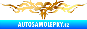 Samolepka Tetování 069 chrom fólie zlatá zrcadlová