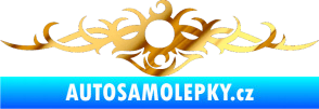 Samolepka Tetování 071 chrom fólie zlatá zrcadlová