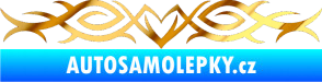 Samolepka Tetování 073 chrom fólie zlatá zrcadlová