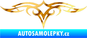 Samolepka Tetování 081 chrom fólie zlatá zrcadlová