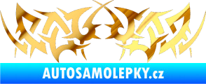 Samolepka Tetování 083 chrom fólie zlatá zrcadlová
