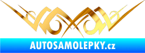 Samolepka Tetování 084 chrom fólie zlatá zrcadlová