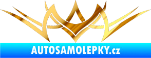 Samolepka Tetování 094 chrom fólie zlatá zrcadlová