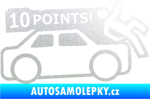 Samolepka 10 points  pískované sklo