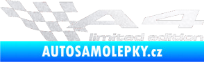 Samolepka A4 limited edition levá pískované sklo