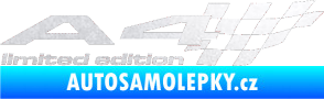 Samolepka A4 limited edition pravá pískované sklo