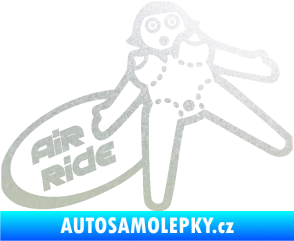 Samolepka Air ride jízda pískované sklo
