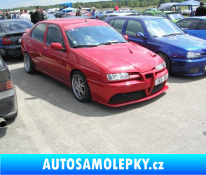 Samolepka Alfa Romeo 146 - přední pískované sklo