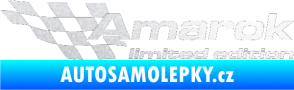 Samolepka Amarok limited edition levá pískované sklo