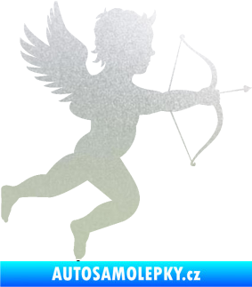 Samolepka Amor 001 pravá cupid andílek pískované sklo
